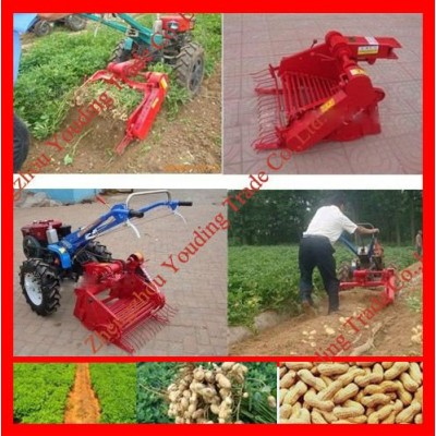 High Efficient peanut combine harvester with 10hp hand walking tractor